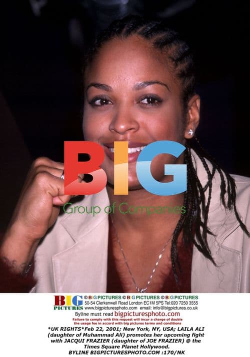 Laila Ali promotes fight with Jacqui Frazier