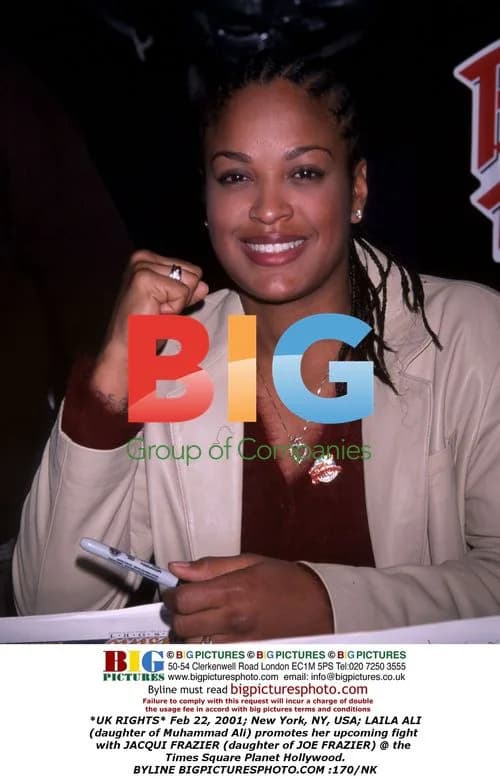 Laila Ali and Jacqui Frazier boxing fight promotion