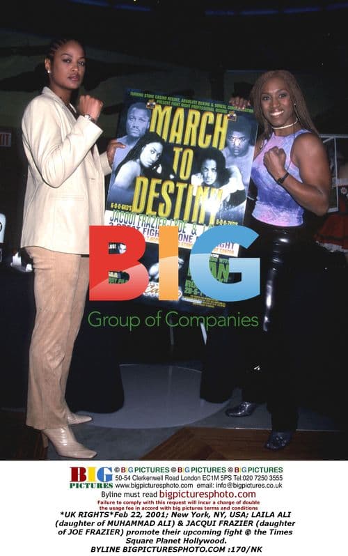 Laila Ali & Jacqui Frazier Promote Upcoming Fight