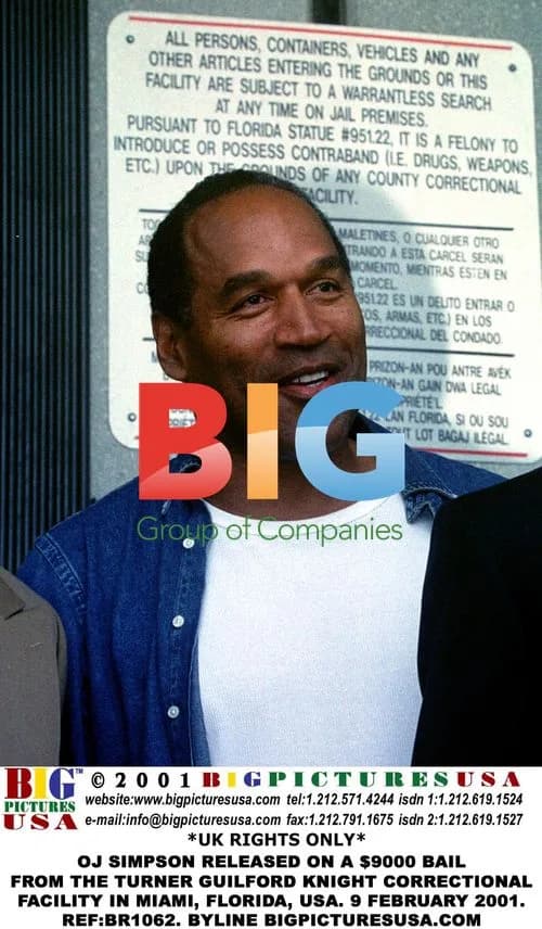 OJ Simpson released on bail