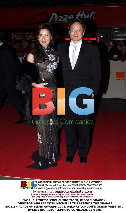 Ang Lee and Michelle Yeoh at BAFTA Awards 2001