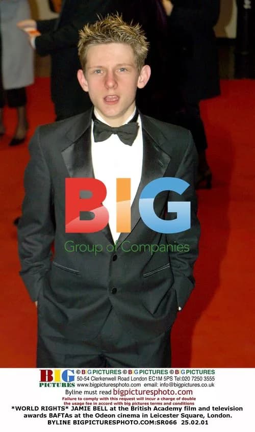 JAMIE BELL at the BAFTAs in London