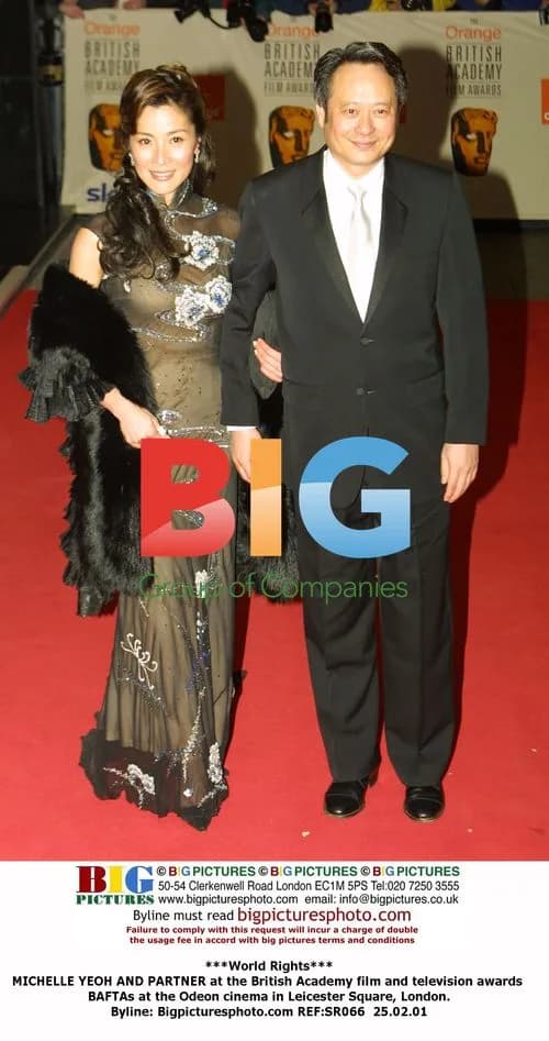 MICHELLE YEOH AND PARTNER at BAFTAs