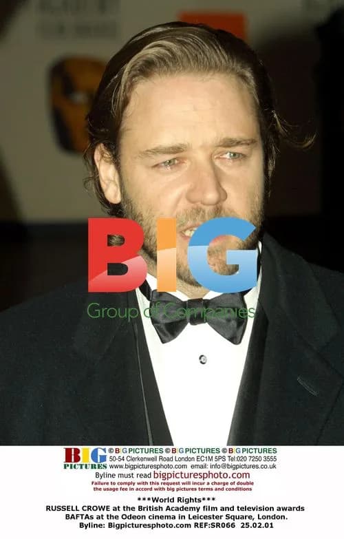 Russell Crowe at BAFTA Awards in London