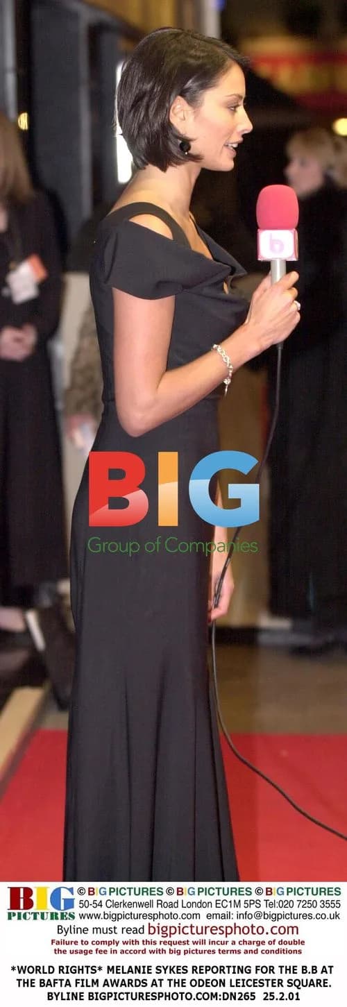 Melanie Sykes Reporting at BAFTA Film Awards