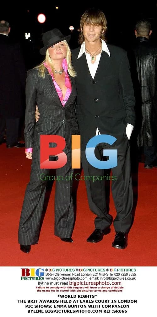 Emma Bunton with Companion at BRIT Awards
