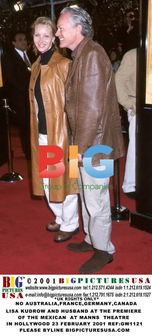 Lisa Kudrow and Husband at The Mexican Premiere