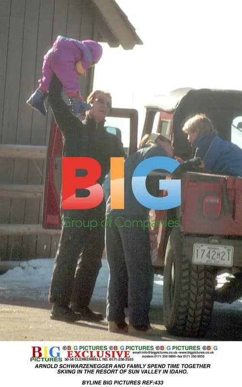 Arnold Schwarzenegger Family Ski Trip