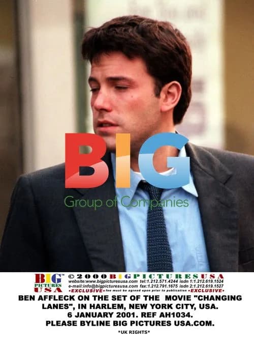 Ben Affleck on set of "Changing Lanes"