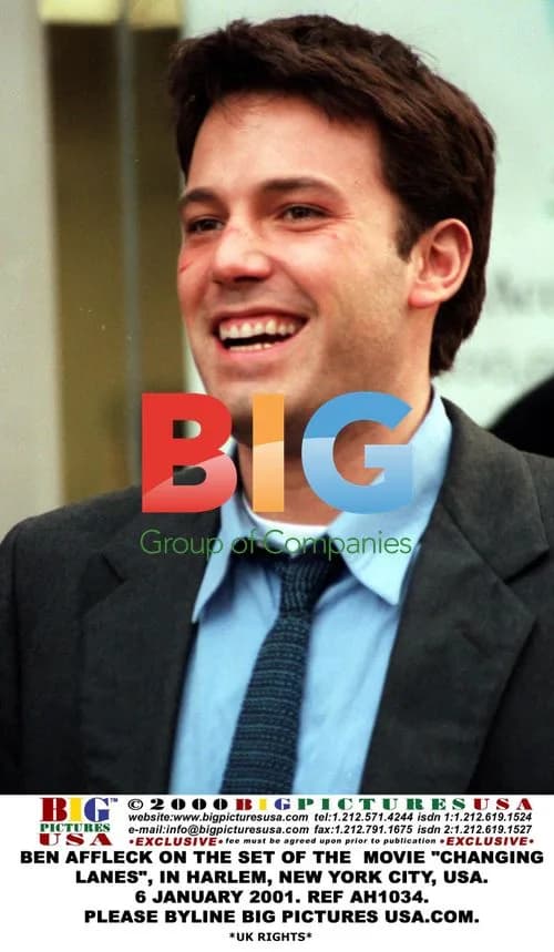 Ben Affleck on Movie Set in Harlem