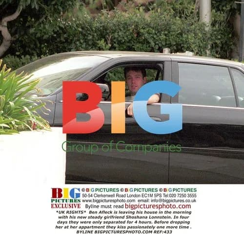 Ben Affleck and Shoshana Lonnstein Leave House