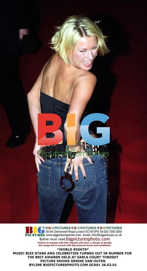 Denise Van Outen at the Brit Awards