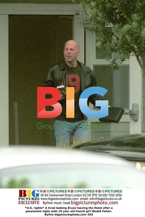 Bruce leaves Hotel after night with 19-year-old