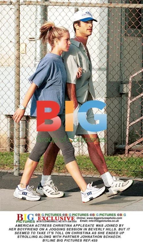 Christina Applegate and boyfriend out for jog