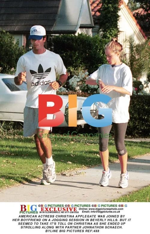 Christina Applegate Jogging with Boyfriend