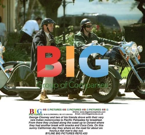 George Clooney's Motorcycle Ride