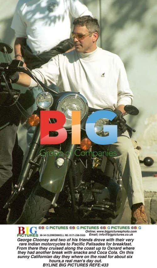 George Clooney and friends motorcycle road trip