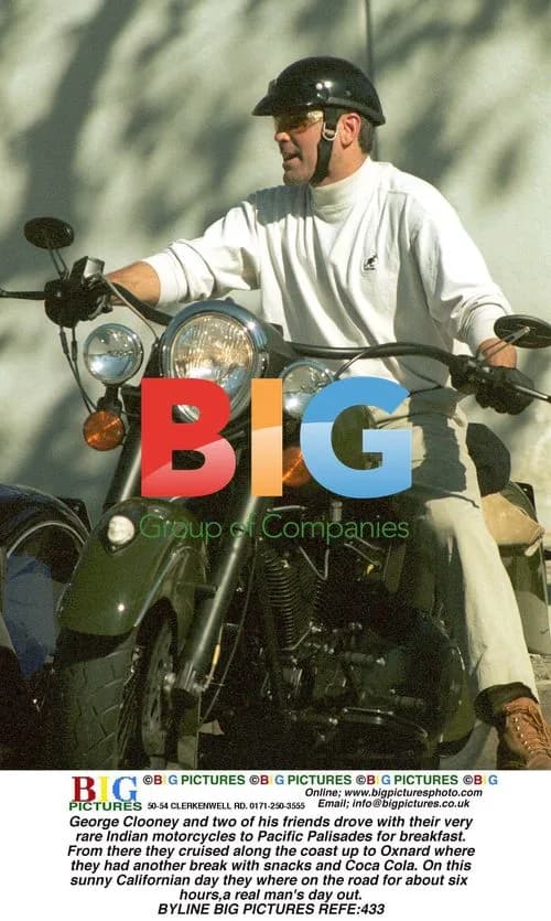 George Clooney’s motorcycle ride