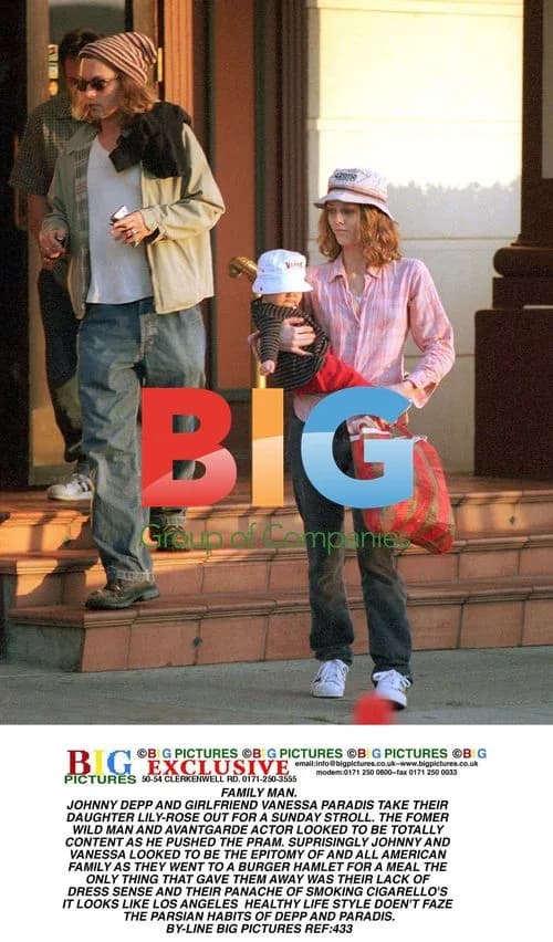 Johnny Depp and Vanessa Paradis' Family Outing