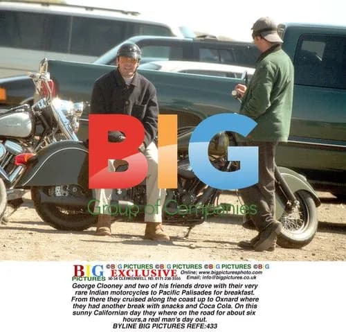 George Clooney's Motorcycle Ride