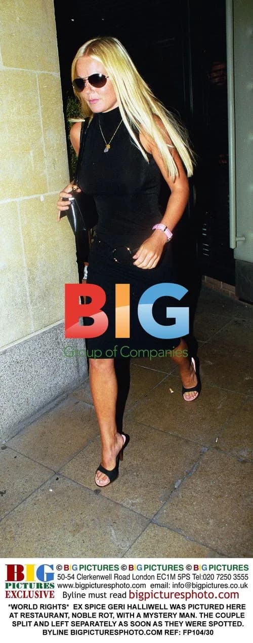 Geri Halliwell Spotted at Restaurant