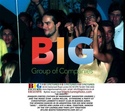 Joaquin Cortes and Laura Miller at Party