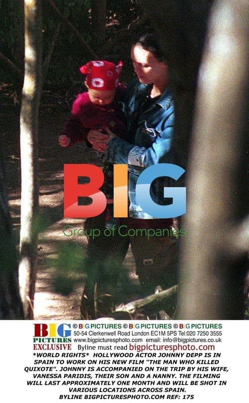 Johnny Depp Filming in Spain