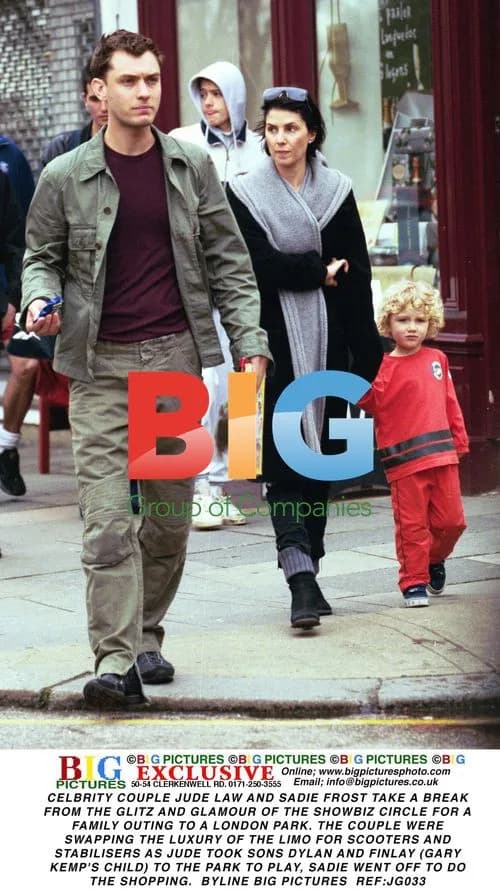 Jude Law and Sadie Frost Take Family Outing