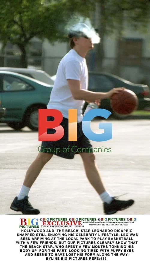 Leonardo DiCaprio Plays Basketball