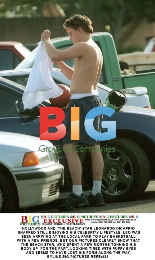 Leonardo DiCaprio Plays Basketball