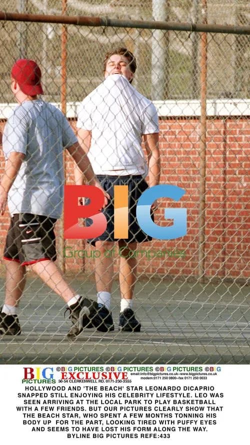 Leonardo DiCaprio Seen Playing Basketball