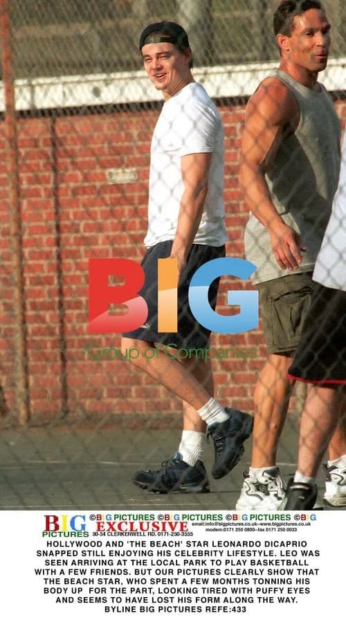 Leonardo DiCaprio Plays Basketball