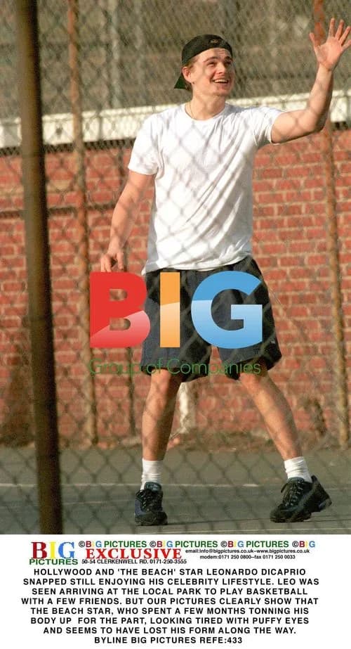 Leonardo DiCaprio Plays Basketball