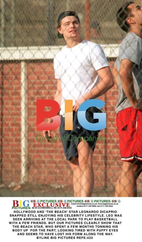 Leonardo DiCaprio Plays Basketball