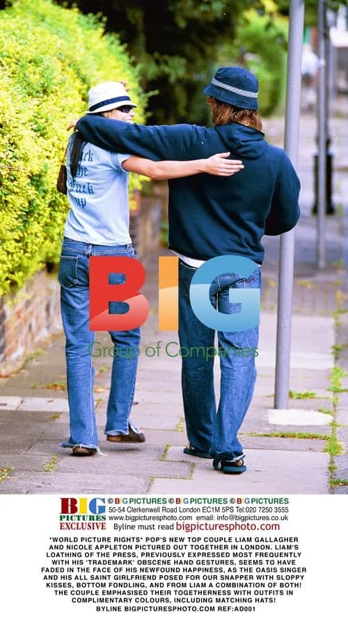 Liam Gallagher and Nicole Appleton Out Together in London