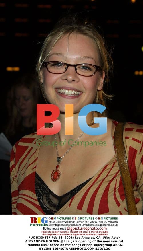 Alexandra Holden at 'Mamma Mia' Premiere