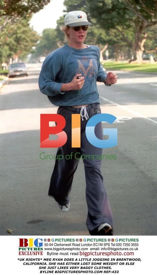 Meg Ryan Jogging in Brentwood