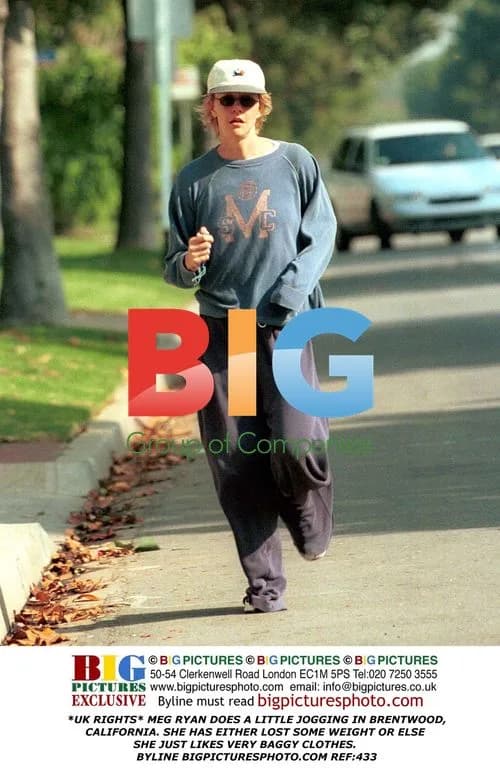 Meg Ryan Jogging in Brentwood