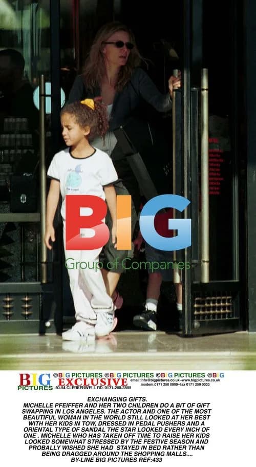 Michelle Pfeiffer Shops with Kids