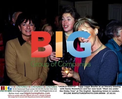 Tiggy Legge Bourke at literary event in London