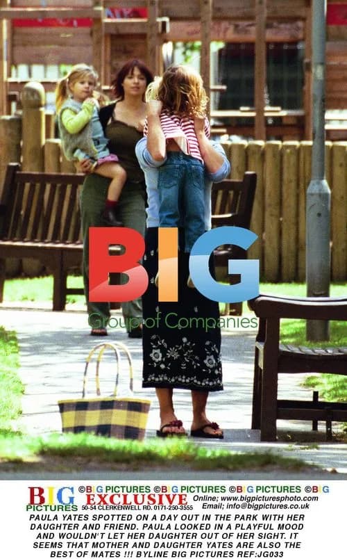 Paula Yates and Daughter Spotted in Park