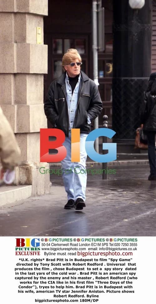 Brad Pitt, Robert Redford Film "Spy Game" in Budapest