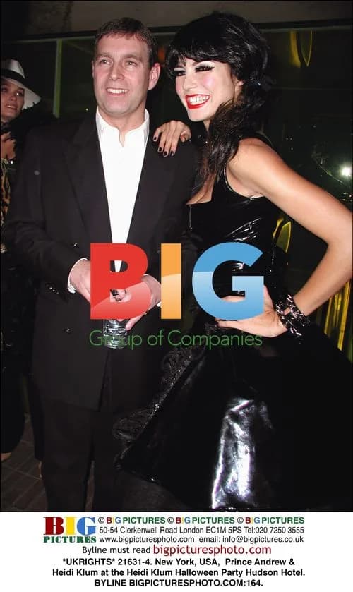 Prince Andrew & Heidi Klum at Heidi Klum Halloween Party