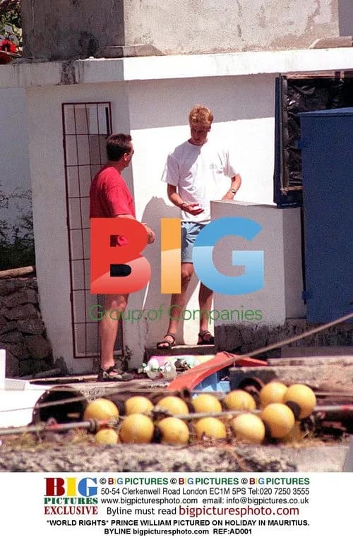 Prince William on Holiday in Mauritius
