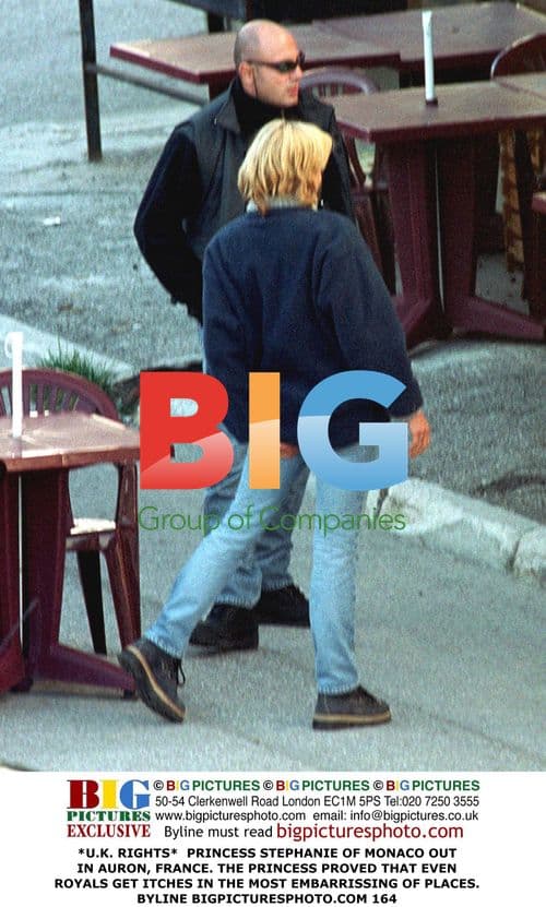 Princess Stephanie of Monaco deals with itch