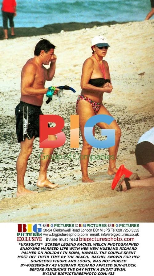 Rachel Welch and Richard Palmer on Hawaiian Vacation