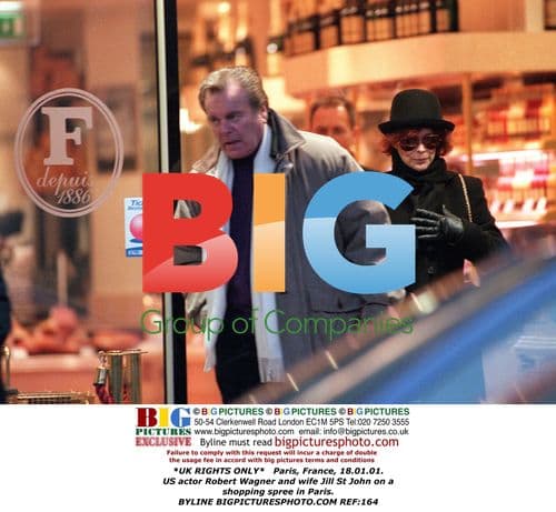 Robert Wagner and Jill St John in Paris