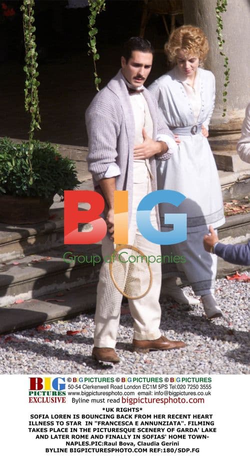 Sofia Loren Filming New Movie