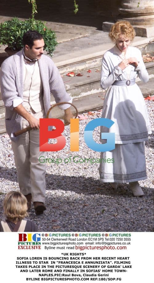 Sofia Loren Filming "Francesca E Annunziata"