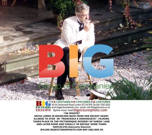 Sofia Loren Filming New Movie
